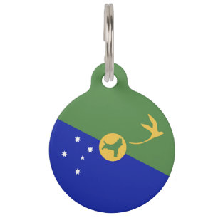 Christmas Island flag Pet Tag