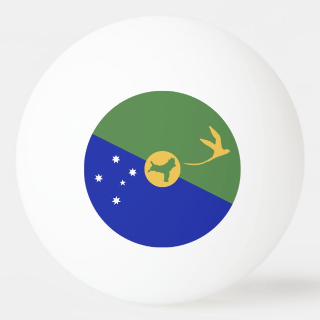 Christmas Island flag Ping Pong Ball (Front)