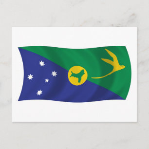 Christmas Island Flag Postcard