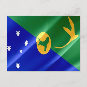 Christmas Island - Flag - Postcard