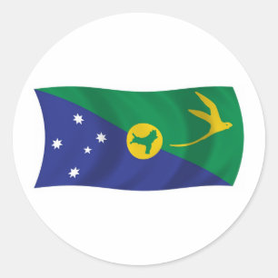 Christmas Island Flag Sticker