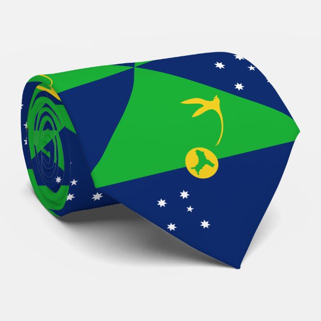 Christmas Island Flag Tie (Rolled)