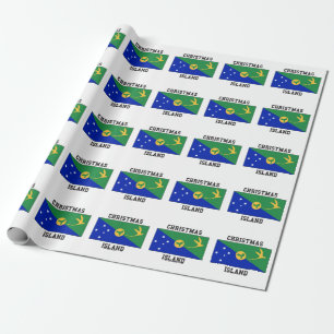 Christmas Island Flag Wrapping Paper