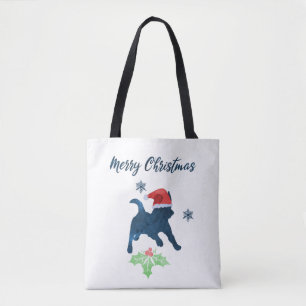 Christmas Jack Russell Terrier Tote Bag