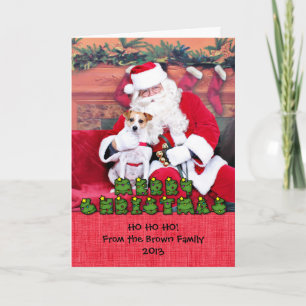 Christmas - Jack Russell - Trey Holiday Card
