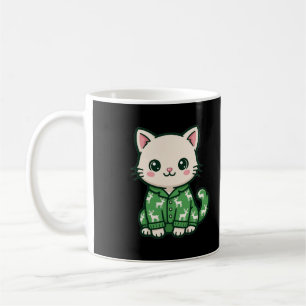 Christmas Jammies Kitten Christmas Coffee Mug