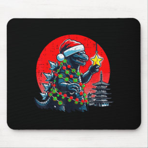 Christmas Japanese Monster Santa Star Xmas Women K Mouse Pad