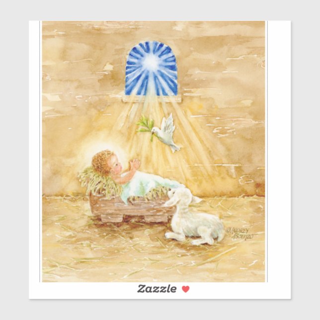 Christmas Jesus in Manger Child of Peace  (Sheet)