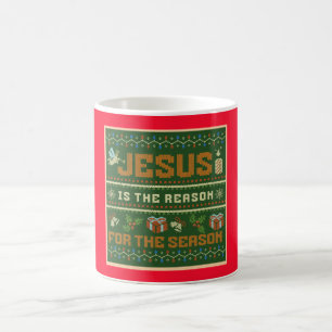 Christmas Jesus Is The Reason For The Season Coffee Mug