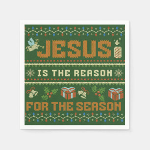 Christmas Jesus Is The Reason For The Season Napkin