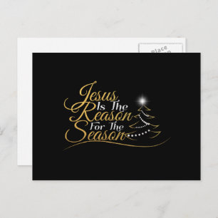 Christmas Jesus is the Reason for the Season Postcard
