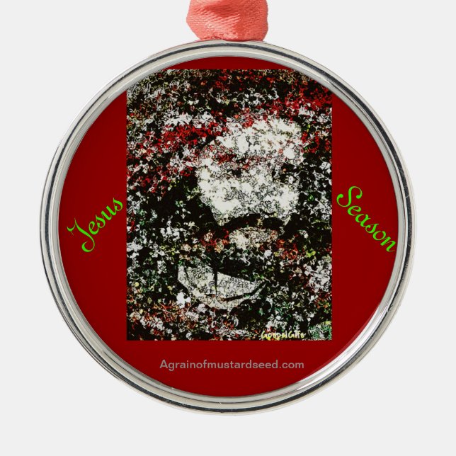 Christmas Jesus Metal Ornament (Front)