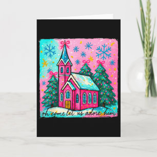 Christmas Jesus Oh Come Let Us Adore Him Funny Chr Card