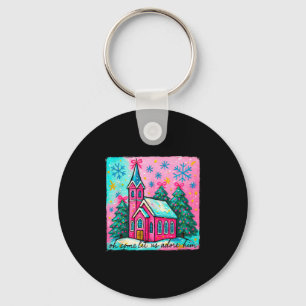 Christmas Jesus Oh Come Let Us Adore Him Funny Chr Key Ring