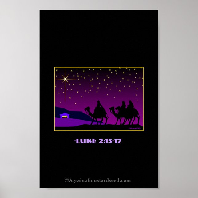 Christmas Jesus Poster (Front)