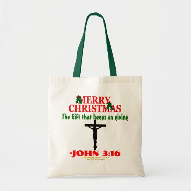 Christmas Jesus Tote Bag (Front)