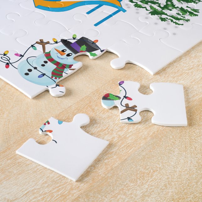 Christmas  jigsaw puzzle (Side)