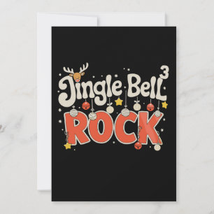Christmas Jingle Bells 3 Math Rock Xmas Holiday Card