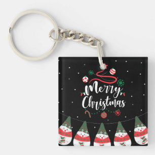Christmas Jingle Bells Joyful Greetings Collection Key Ring