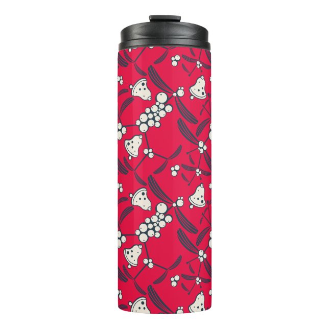 Christmas Jingle Bells Joyful Greetings Collection Thermal Tumbler (Front)