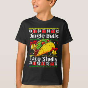 Christmas Jingle Bells Taco Shells Funny Family Ug T-Shirt