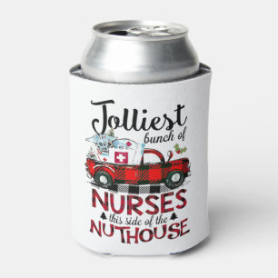 Christmas Jolliest Bunch Of Nurses This Side Of Th Can Cooler