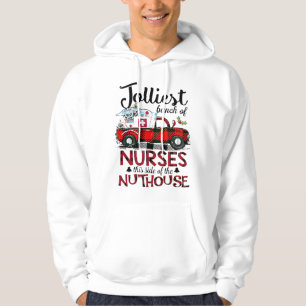 Christmas Jolliest Bunch Of Nurses This Side Of Th Hoodie