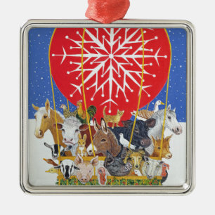 Christmas Journey Metal Tree Decoration