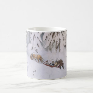 Christmas Journey Through the Snow (by Kittelsen) Coffee Mug