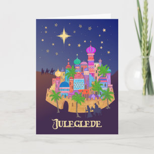 Christmas Joy Bethlehem Norwegian Greeting Card