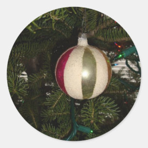 Christmas Joy Classic Round Sticker