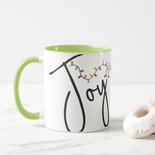 Christmas Joy Custom Branded Mug (With Donut)