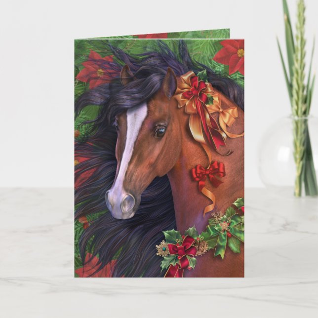 "Christmas Joy" Greeting Card (with inside design) (Front)