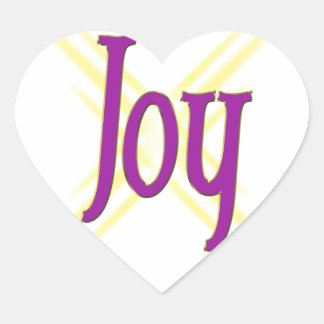 Christmas Joy Heart Sticker