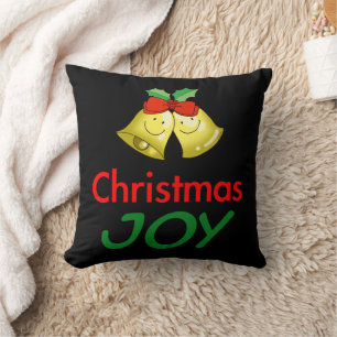 Christmas joy (holly bells) cushion