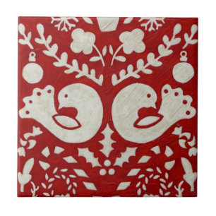 Christmas Joy II Ceramic Tile