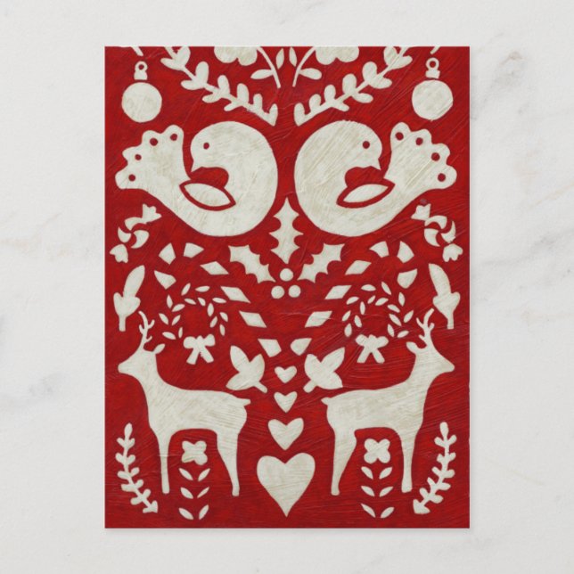 Christmas Joy II Holiday Postcard (Front)