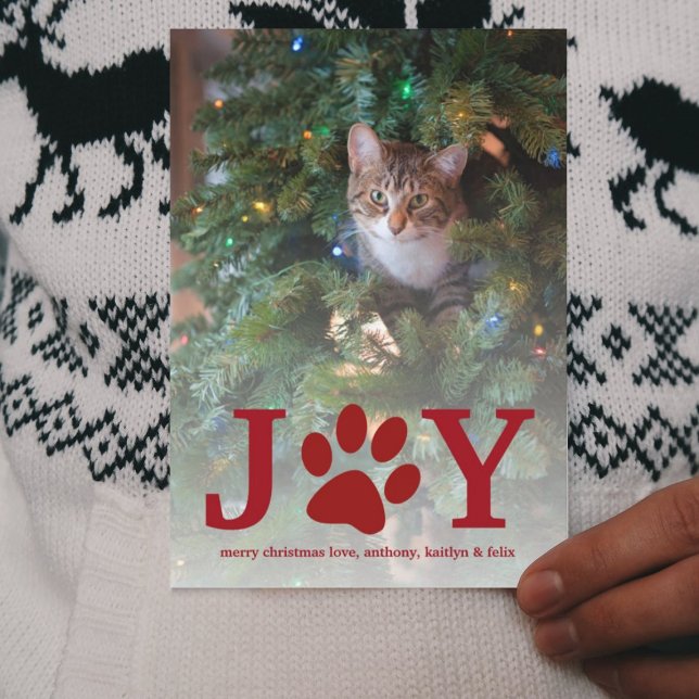 Christmas Joy | Pet Holiday Photo Card (Creator Uploaded)