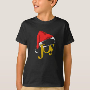 Christmas Joy Santa Hat Kid's T-Shirt
