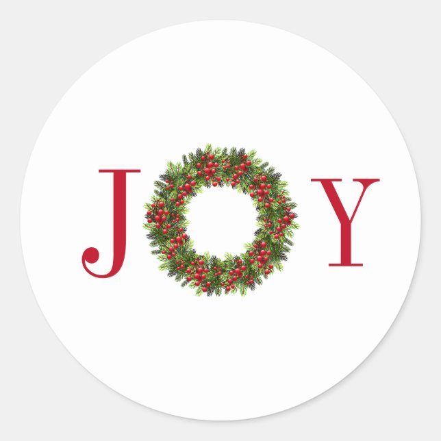 Christmas Joy Stickers (Front)