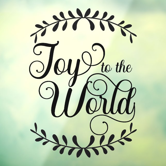 Christmas Joy To The World Black Business (Sheet 3)