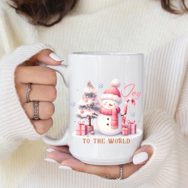 Christmas Joy to the World Woman's Sweatshirt Coffee Mug (Personalize this Joy to the world coffee mug. )