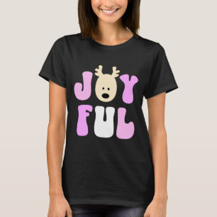 Christmas Joyful Colorful Festive Kids T-Shirt