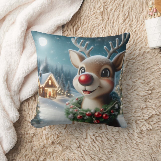 Christmas Joyful Cushion (Blanket)