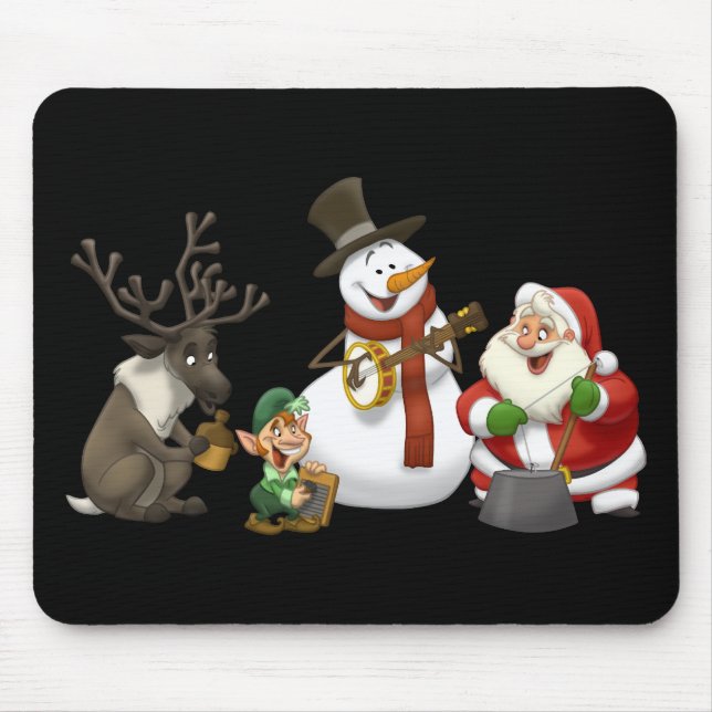 Christmas Jug Band Mousepad (Front)