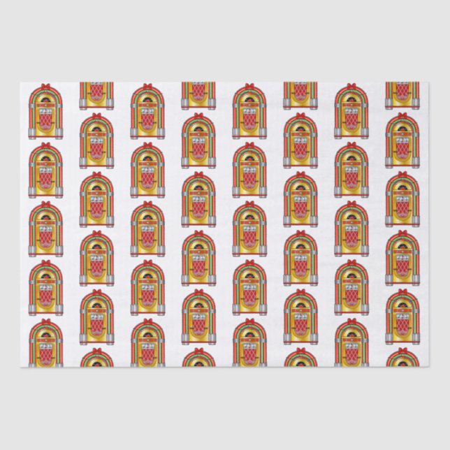 Christmas Jukebox Tissue Paper (Front)