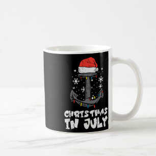 Christmas July Anchor Xmas Beach Summer Men Boys K Coffee Mug