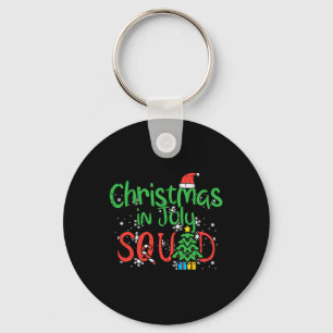 Christmas July Squad Summer Xmas Family Match Wome Key Ring
