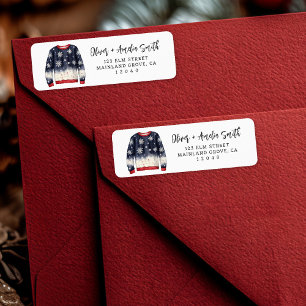 Christmas Jumper Return Label Return Address Label