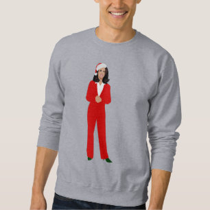 christmas kamala harris santa claus sweatshirt